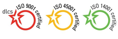 ISO 9001, ISO 45001 and ISO 14001 certified