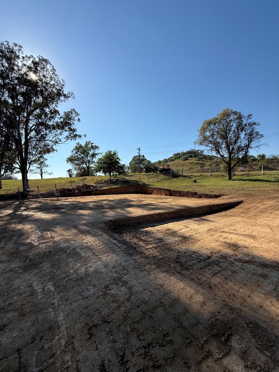 House pad cut and fill